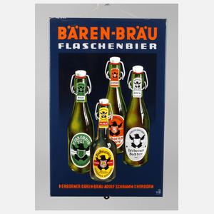 Emailleschild Bären-Bräu