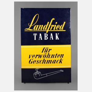 Emailleschild Landfried Tabak
