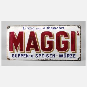 Emailleschild Maggi