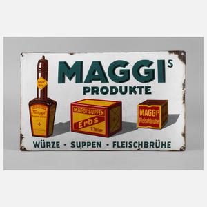 Emailleschild Maggi