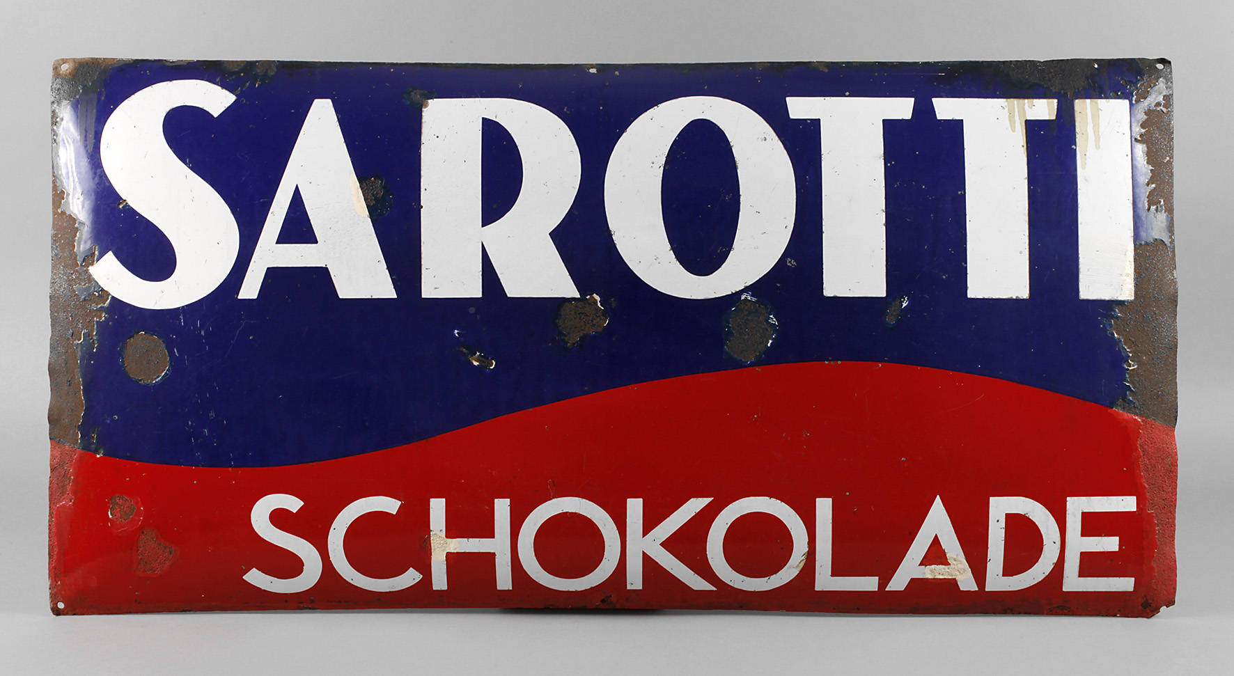 Emailleschild Sarotti