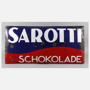 Emailleschild Sarotti