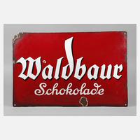 Emailleschild Waldbaur-Schokolade111