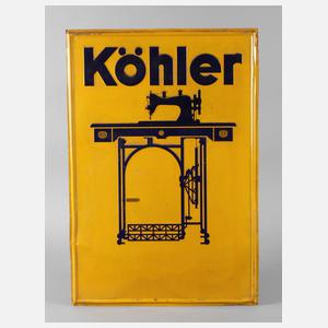 Werbeschild Köhler