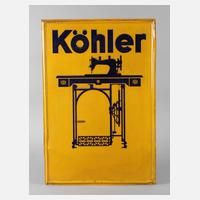 Werbeschild Köhler111