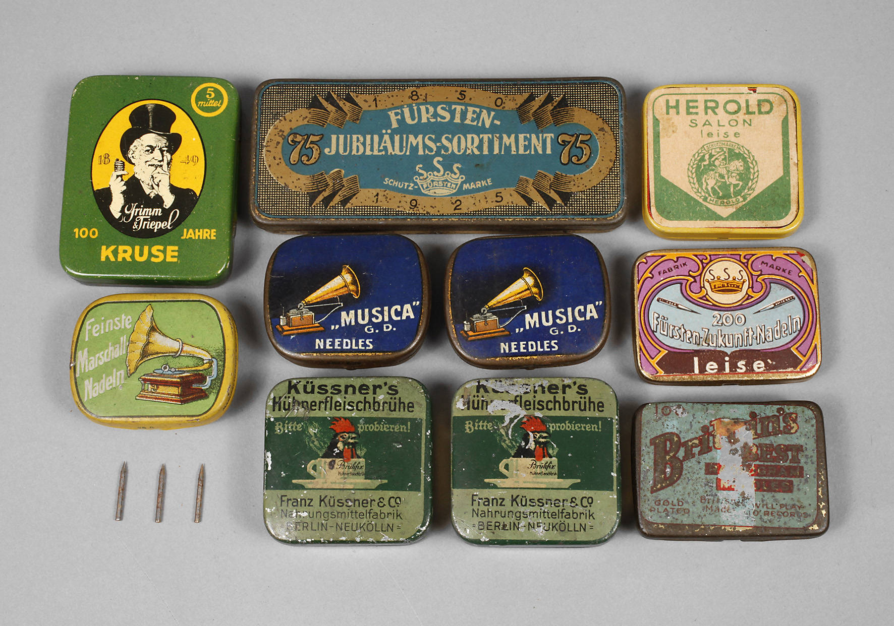 Konvolut Werbedöschen