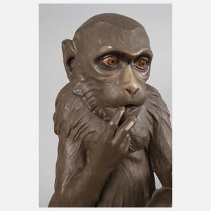 Werbefigur Mercedes Affe