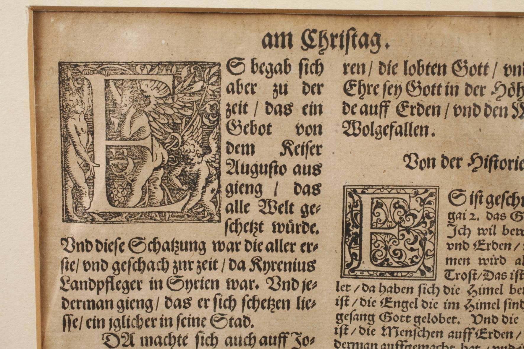 Haussegen ”Am Christtag”