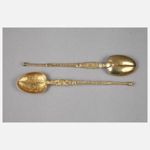 Sechs Kaffeelöffel im Etui