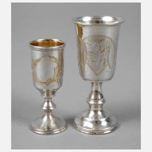 Russland zwei kleine Wodkabecher