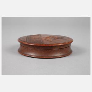 Feine Deckeldose ”Eherner Reiter”