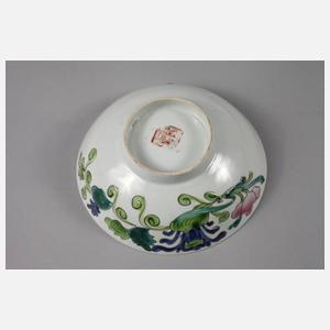 Fünf Geschirrteile Asiatika