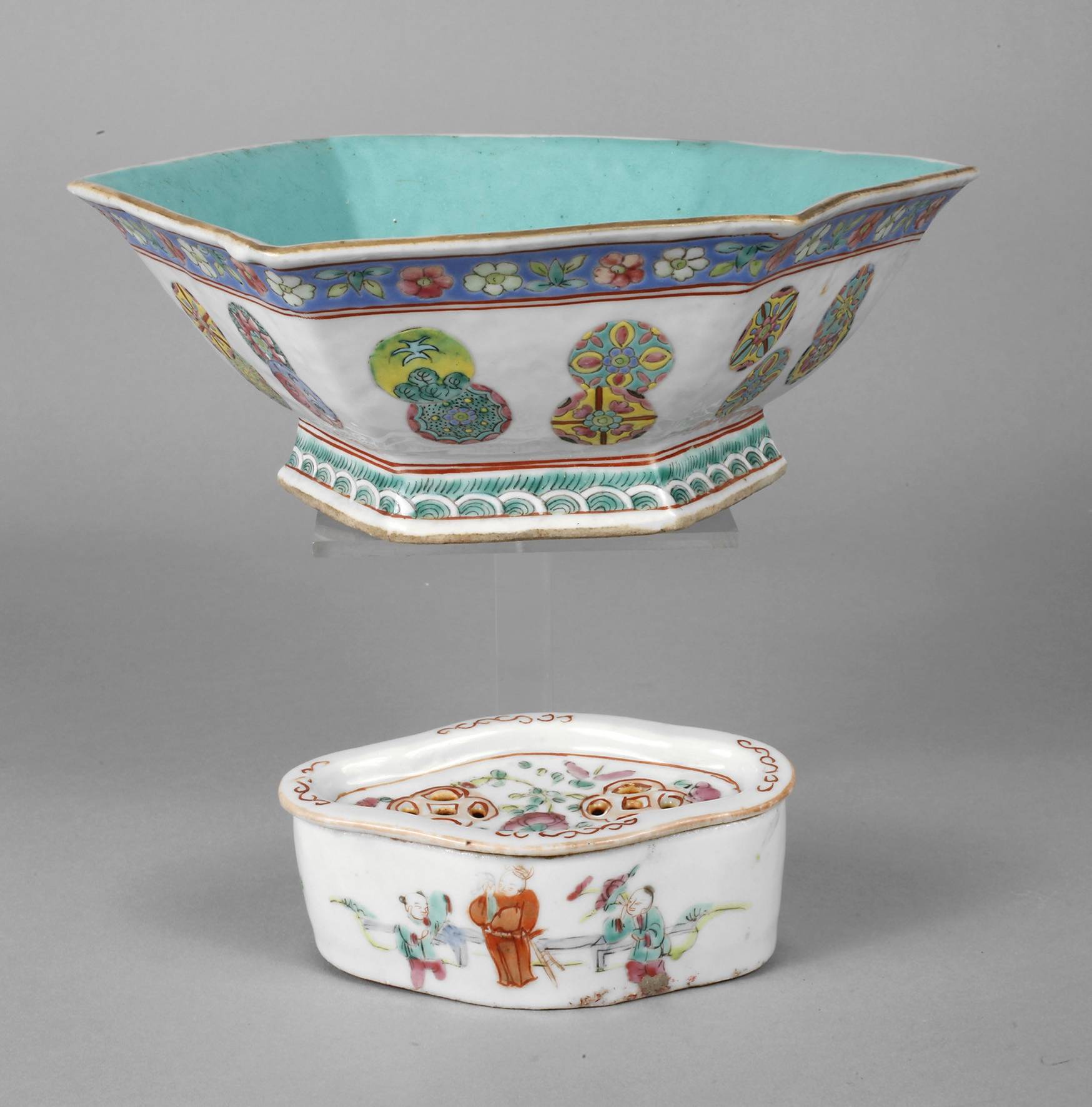 Zwei Teile Famille rose