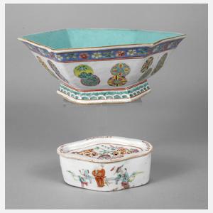 Zwei Teile Famille rose