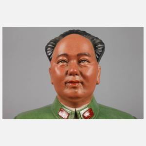 Porzellanbüste Mao