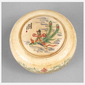 Deckeldose Elfenbein