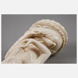 Elfenbeinplastik Buddha Shakyamuni