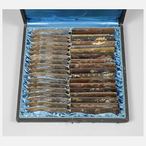 18 Messer mit Kozuka-Griffen