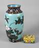 Zwei Teile Cloisonné