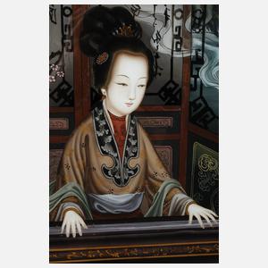 Hinterglasbild China