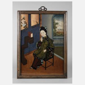 Hinterglasmalerei China