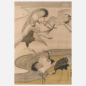 Japanischer Farbholzschnitt