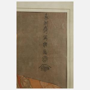 Japanischer Farbholzschnitt