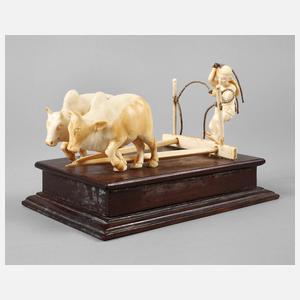 Beinschnitzerei Asiatika