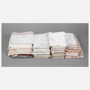 Großes Konvolut Haushaltstücher