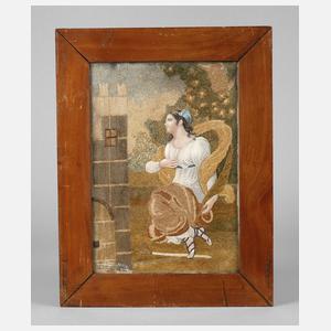 Stickbild Heilige Barbara