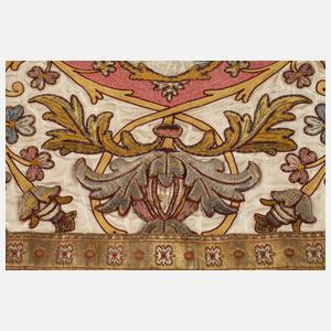 Liturgische Stickerei mit Taufszene