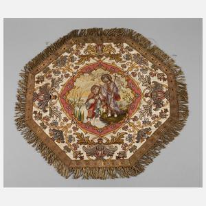 Liturgische Stickerei mit Taufszene