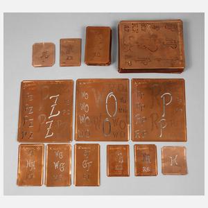 Saxonia Monogramm-Schablonen