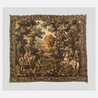 Wandbehang mit Jagdgesellschaft111