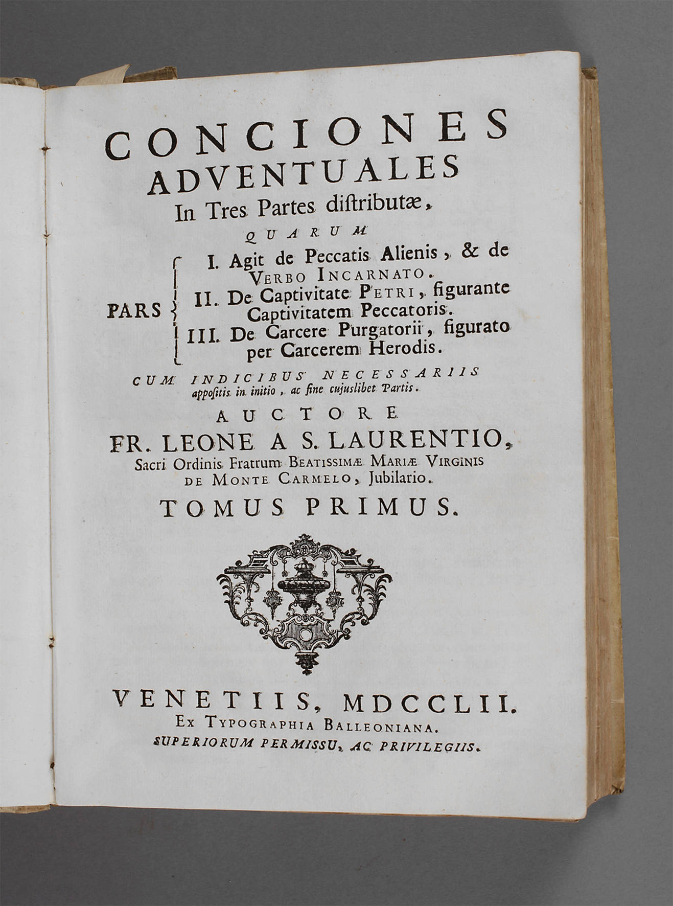 Léon de Saint-Laurents Predigtenwerk 1752