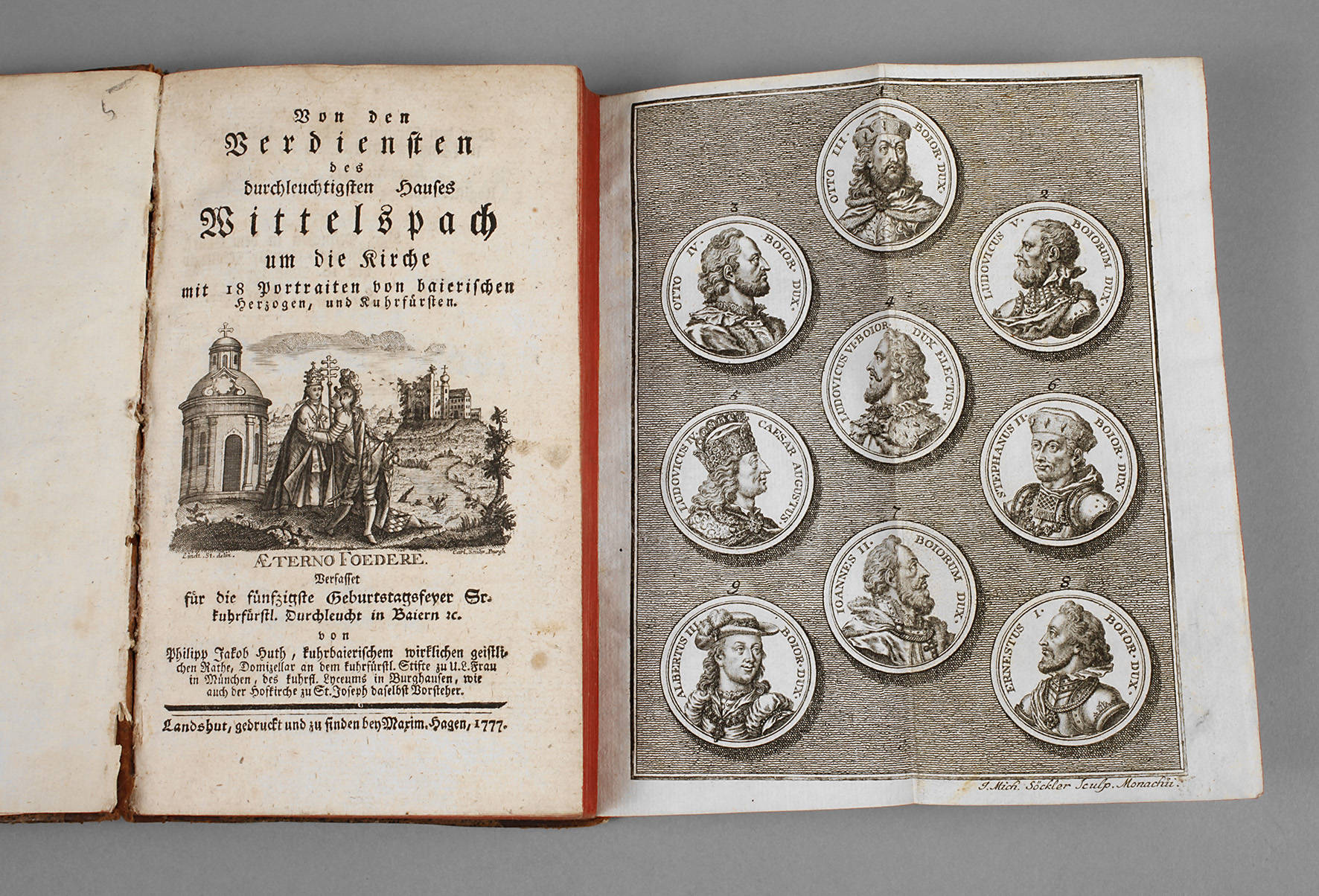 Huths Kirchenverdienste des Hauses Wittelsbacher 1777