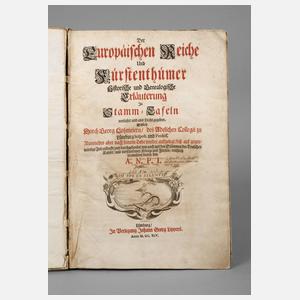 Adlige Stammtafeln Europas 1695