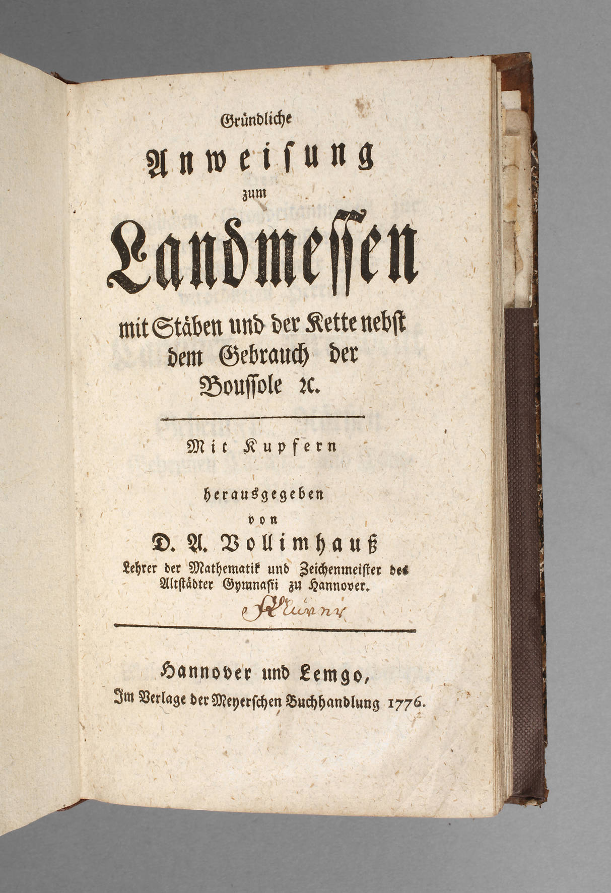 Vollimhaus' Landvermessung 1776