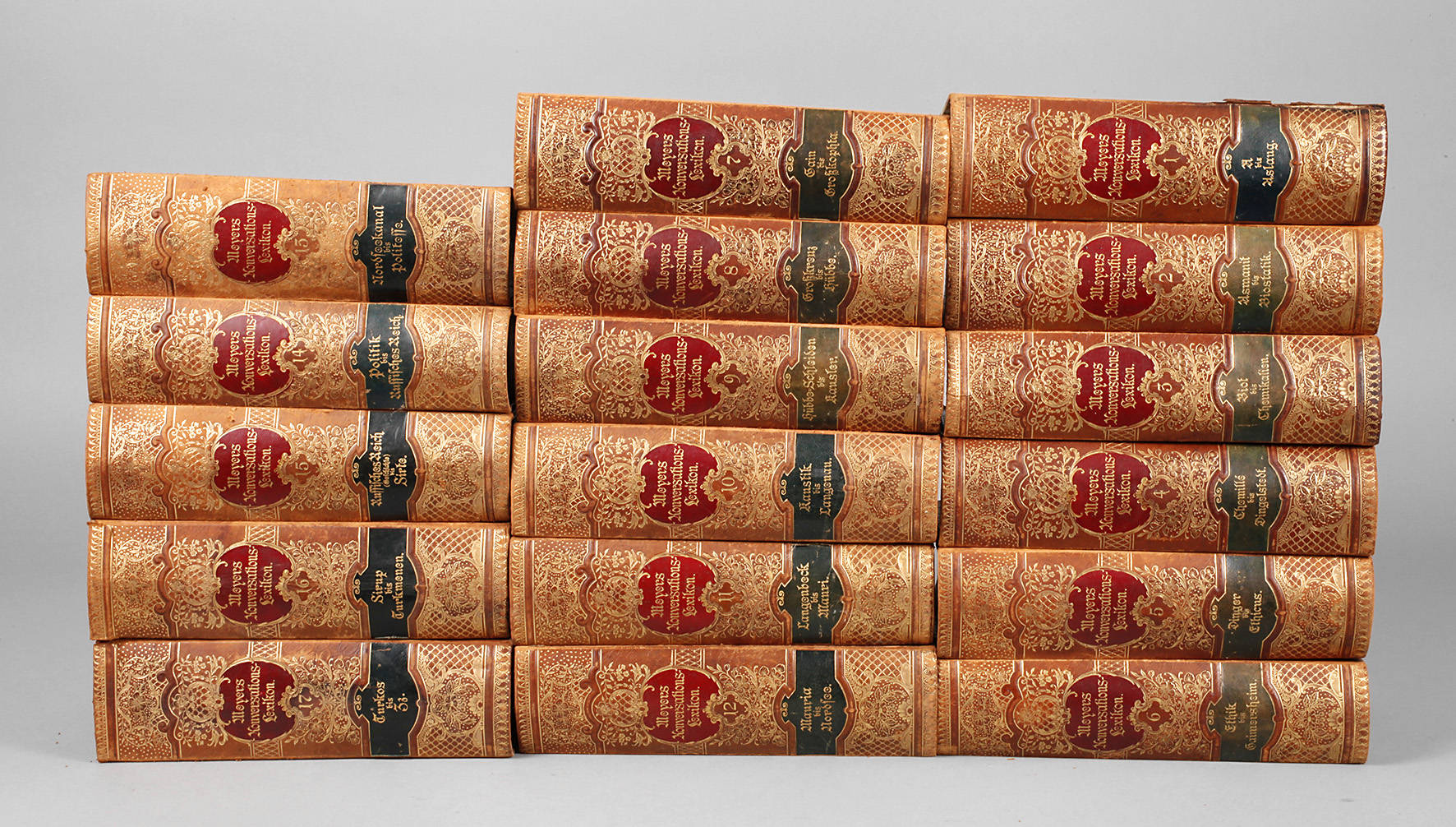 Meyers Lexikon in Prachteinband