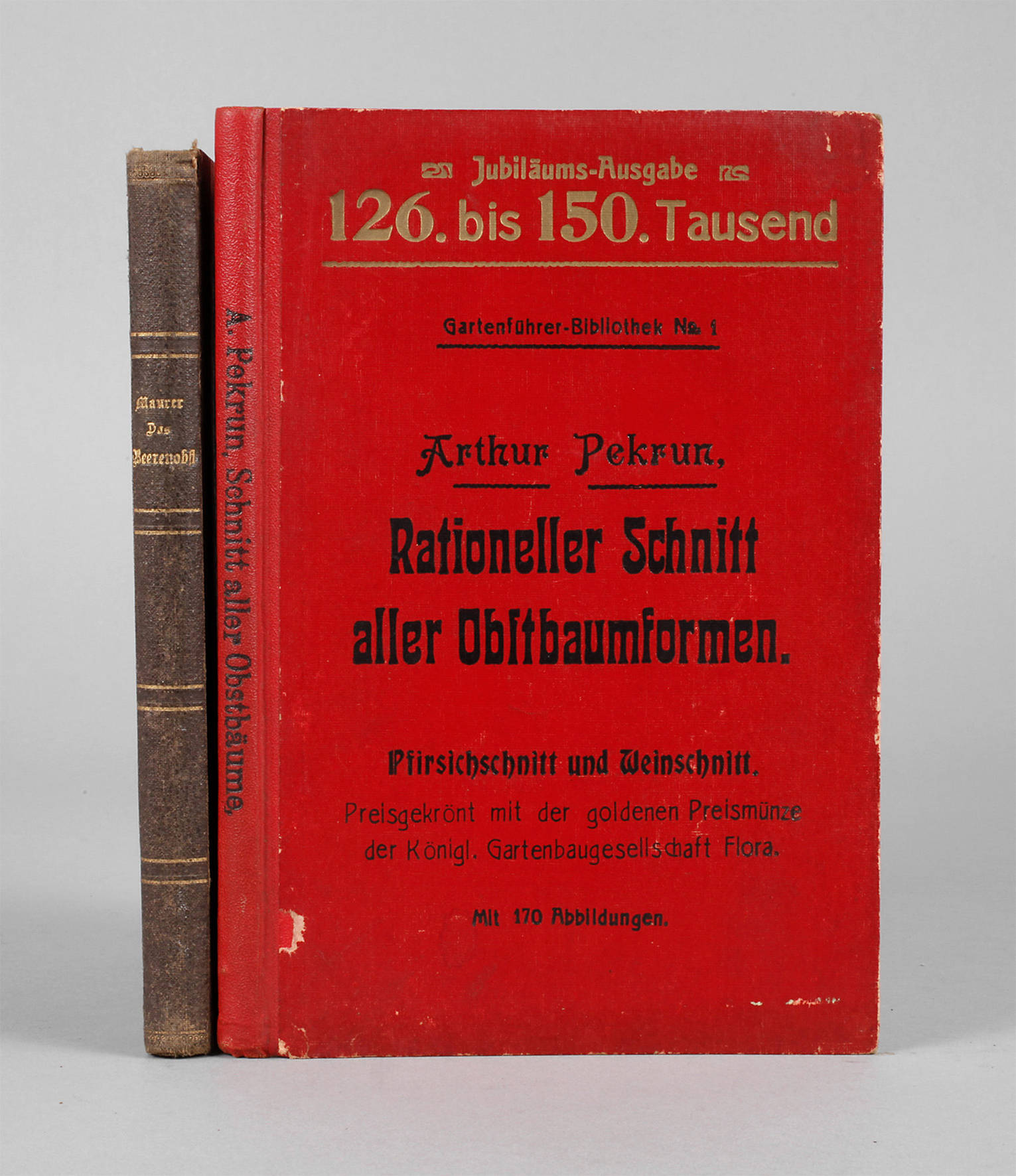 Zwei Bände Obstanbau