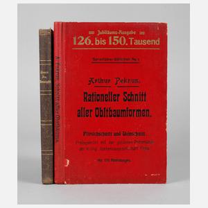 Zwei Bände Obstanbau