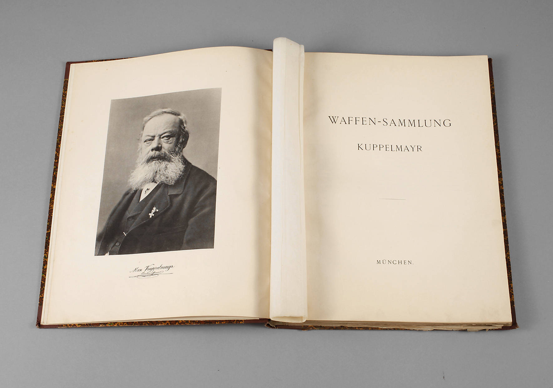 Tafelband Waffen-Sammlung Kuppelmayr