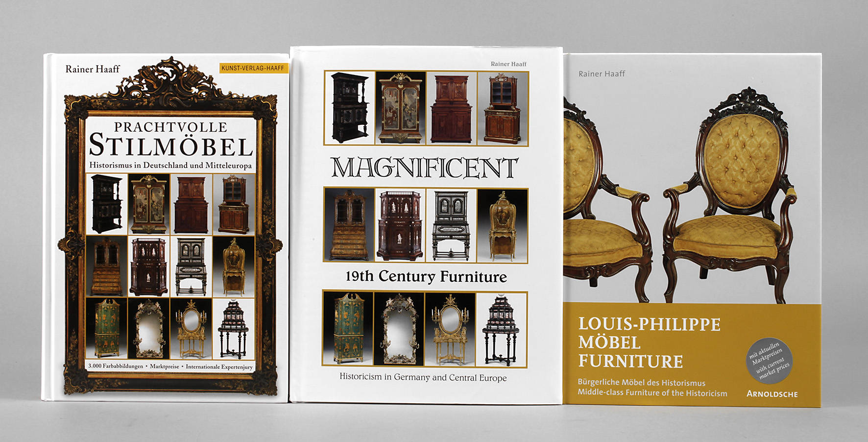 Konvolut Fachliteratur Historismusmöbel