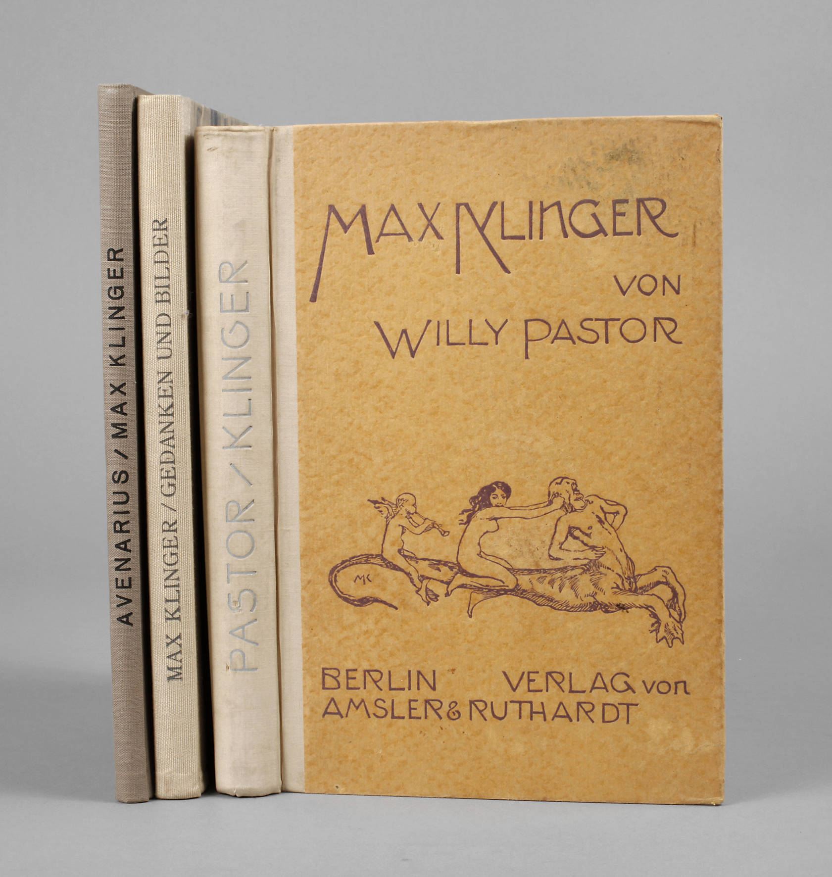Konvolut Monografien Max Klinger