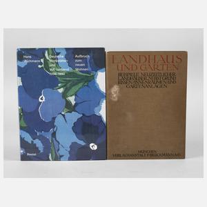 Zwei Fachbücher Innendekoration und Wohndesign