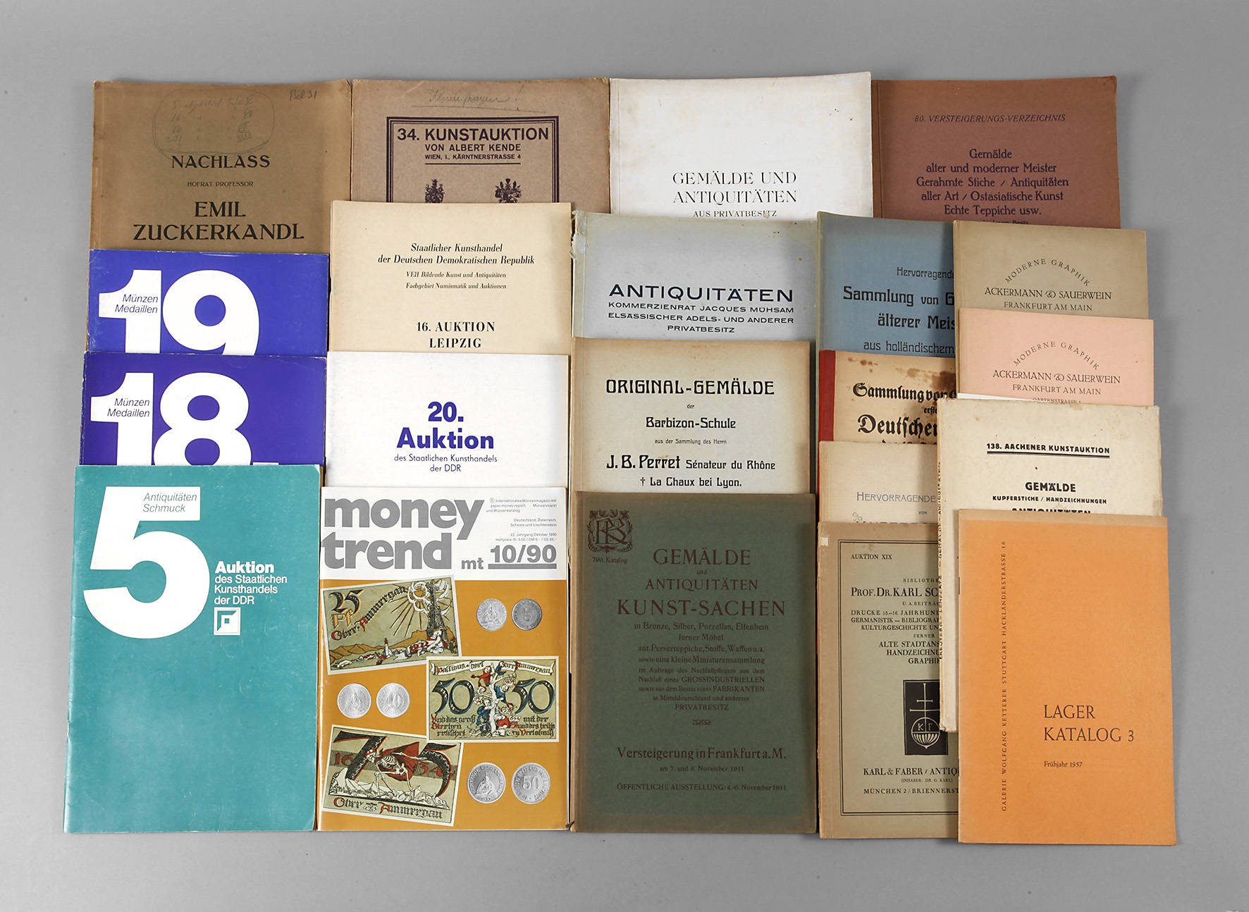 Sammlung Auktionskataloge