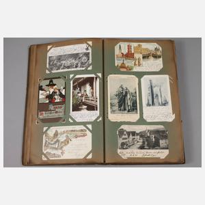 Album Ansichtskarten Deutschland, Europa