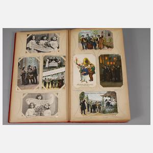 Großes Sammelalbum mit Motiv-Postkarten