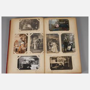 Großes Sammelalbum mit Motiv-Postkarten