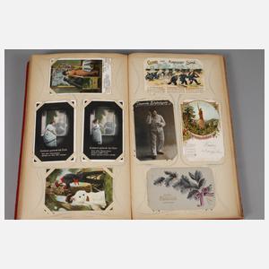 Großes Sammelalbum mit Motiv-Postkarten